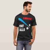 Smack die catcher honkbalsjaal t-shirt (Voorkant volledig)