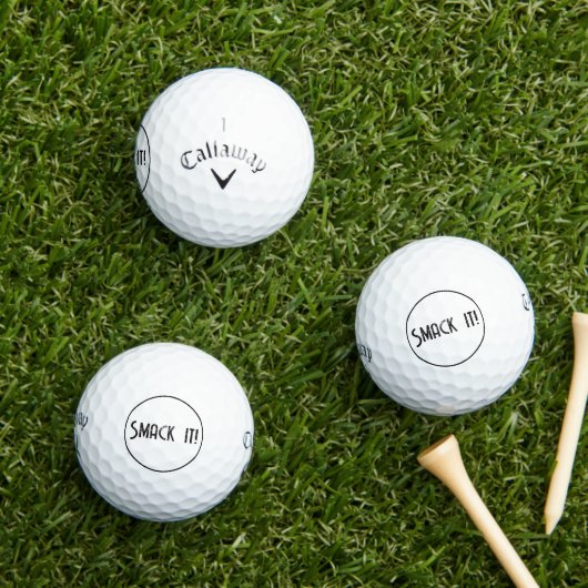 Smack it grappige golfballen (Insitu Gras)