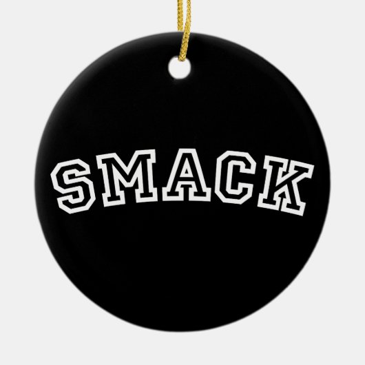 SMACK KERAMISCH ORNAMENT (Voorkant)