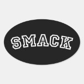 SMACK OVALE STICKER (Voorkant)