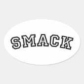 SMACK OVALE STICKER (Voorkant)