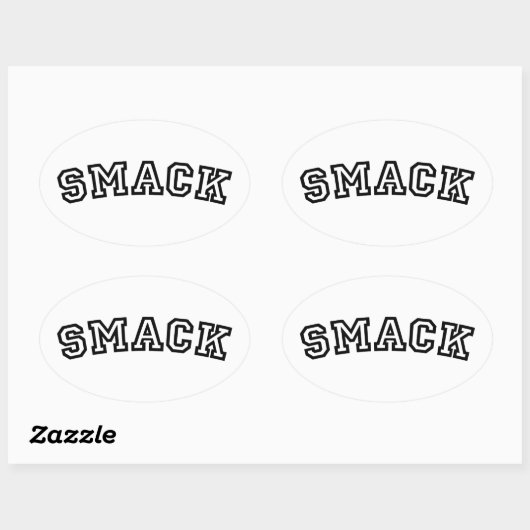 SMACK OVALE STICKER (Vel)