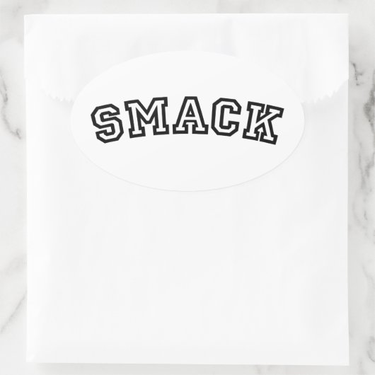 SMACK OVALE STICKER (Tas)