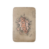 SMACK!  stripboek Steampunk Pop Badmat (Voorkant Verticaal)