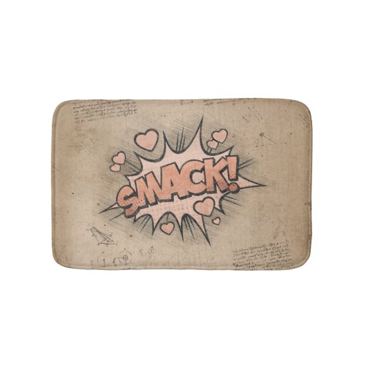 SMACK!  stripboek Steampunk Pop Badmat (Voorkant)