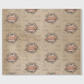 SMACK!  stripboek Steampunk Pop Cadeaupapier (Vlak)