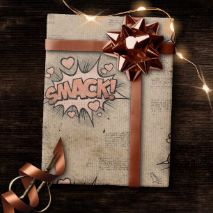 SMACK!  stripboek Steampunk Pop Cadeaupapier