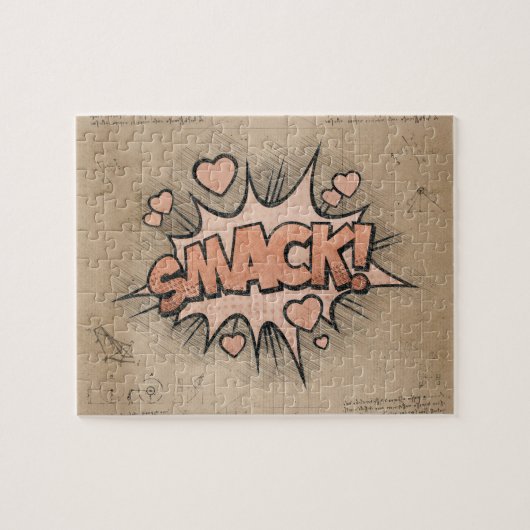 SMACK!  stripboek Steampunk Pop Legpuzzel (Horizontaal)
