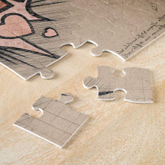 SMACK!  stripboek Steampunk Pop Legpuzzel (Zijkant)