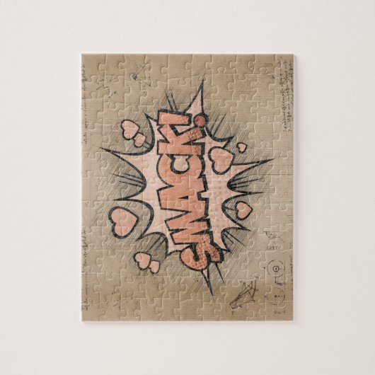 SMACK!  stripboek Steampunk Pop Legpuzzel (Verticaal)