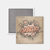 SMACK! stripboek Steampunk Pop Magneet (Voorkant / Achterkant)
