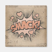 SMACK! stripboek Steampunk Pop Magneet (Voorkant)