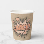 SMACK! stripboek Steampunk Pop Papieren Bekers (Achterkant)