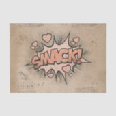 SMACK!  stripboek Steampunk Pop Tissuepapier (Voorkant)