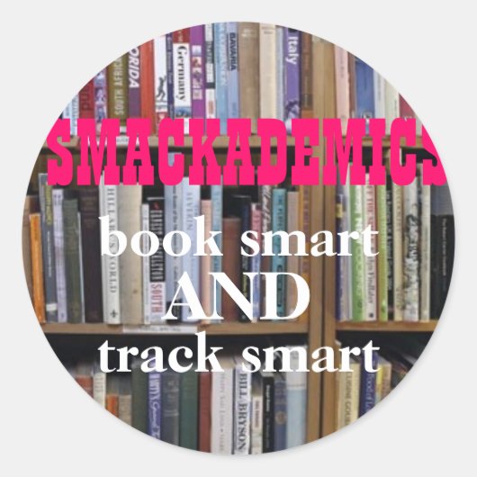 SMACKADEMIE RONDE STICKER (Voorkant)