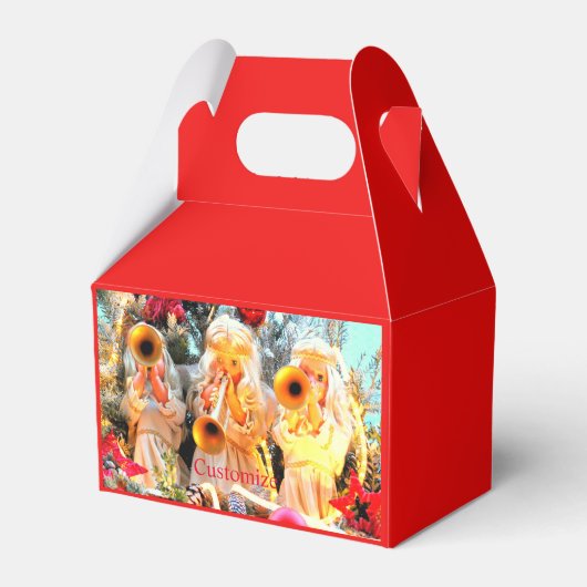 smakelaar voor kerst angels bedankdoosjes (Voorkant Zijde)