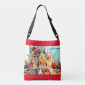smakelaar voor kerst angels crossbody tas (Achterkant)