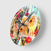 smakelaar voor kerst angels ronde klok (Hoek)