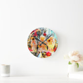 smakelaar voor kerst angels ronde klok (Huis)