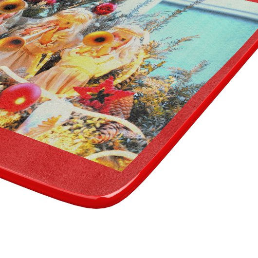 smakelaar voor kerst angels snijplank (Hoek)