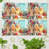 smakelaar voor kerst angels theedoek (Gevouwen)
