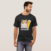 Smakelijk bier X Sad Hamster Meme Bier Tarwe Bier T-shirt (Voorkant volledig)