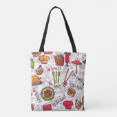 Smakelijk eten tote bag (Achterkant)