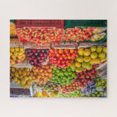 Smakelijk Fruitkraamassortiment Legpuzzel (Horizontaal)