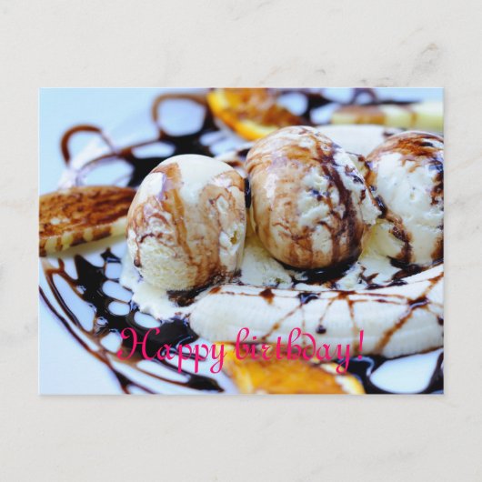 Smakelijk Gefeliciteerd verjaardagsfeest Briefkaart (Voorkant)