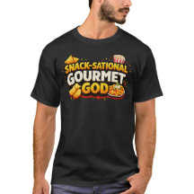 Smakelijk Gourmet God! Slogan T-Shirt