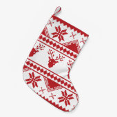 smakelijk kerstfeest in het zweet kleine kerstsok (Voorkant (Hangend))