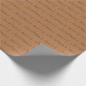 smakelijk kerstpapier cadeaupapier (Hoek)