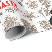Smakelijk konijnenkerstthema: wrapppapier! cadeaupapier (Rol Hoek)