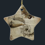 smakelijk woordenboek print modern  seashell keramisch ornament<br><div class="desc">het beachy woordenboek drukt moderne  seashell home accessoires af .</div>