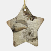 smakelijk woordenboek print modern  seashell keramisch ornament (Links)