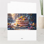 SMAKELIJKE KERST KAART (Achterkant)