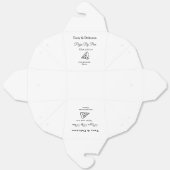 Smakelijke pizza restaurant cafe gemaakt met liefd bedankdoosjes (Ongevouwen)