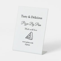 Smakelijke pizza restaurant cafe gemaakt met liefd