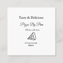 Smakelijke pizza restaurant cafe gemaakt met liefd