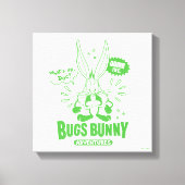 Smakelijke Retro BUGS BUNNY™ Canvas Afdruk (Voorkant)