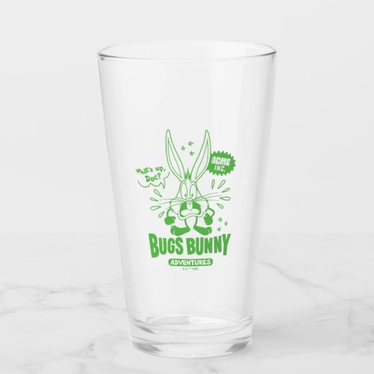 Smakelijke Retro BUGS BUNNY™ Glas (Voorkant)
