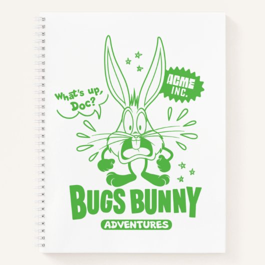 Smakelijke Retro BUGS BUNNY™ Notitieboek (Voorkant)