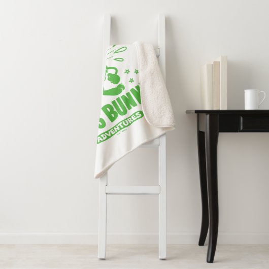 Smakelijke Retro BUGS BUNNY™ Sherpa Deken (In situ)