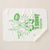 Smakelijke Retro BUGS BUNNY™ Sherpa Deken (Voorkant (horizontaal))