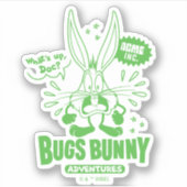 Smakelijke Retro BUGS BUNNY™ Sticker (Voorkant)