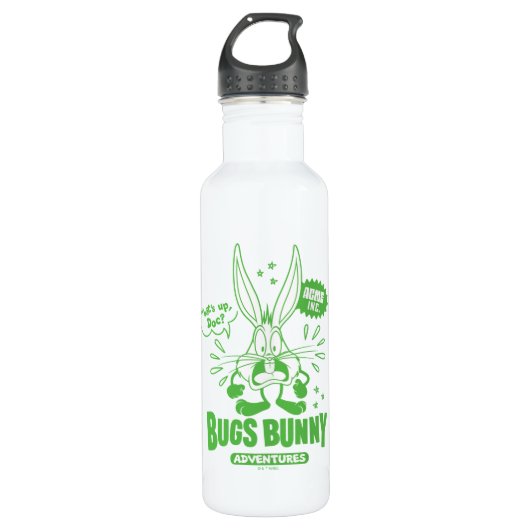 Smakelijke Retro BUGS BUNNY™ Waterfles (Voorkant)