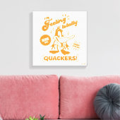 Smakelijke Retro DAFFY DUCK™ Canvas Afdruk (Insitu (Woonkamer))