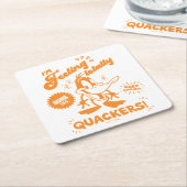 Smakelijke Retro DAFFY DUCK™ Kartonnen Onderzetters (Schuin)