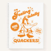 Smakelijke Retro DAFFY DUCK™ Notitieboek (Voorkant)