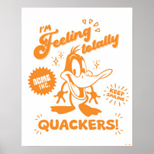 Smakelijke Retro DAFFY DUCK™ Poster